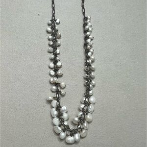 Silpada Pearl Cluster Cha Cha Necklace